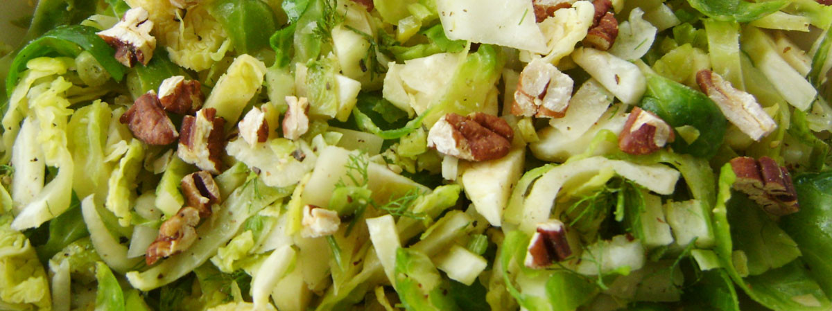 Brussel Sprout Fennel Lemon Salad